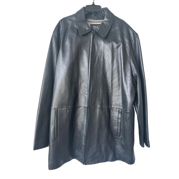 Wilsons Leather Pelle Studio Jacket Black Thinulate Ultra Soft Men's Tall 2XLT - Picture 9 of 14